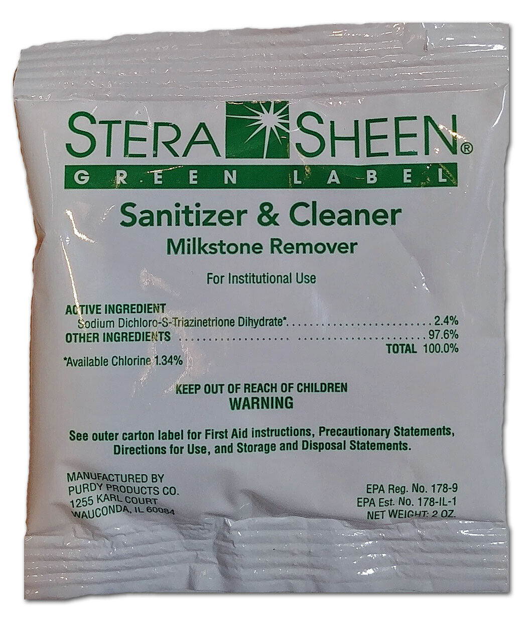 Stera Sheen Green Label Sanitizer Packets